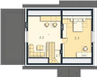 Poddasze projektu - Tuluza VII LMB31f