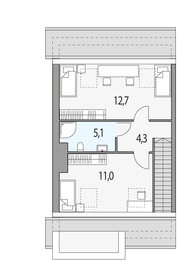 Poddasze projektu - Paweł i gaweł 1a - segment l
