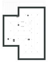 Poddasze projektu - Śmiały D58 wariant I