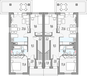 Parter projektu - Paweł i gaweł 2b - bliźniak l+ll