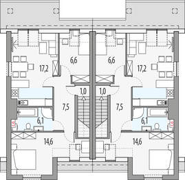 Poddasze projektu - Paweł i Gaweł 2a - l+ll