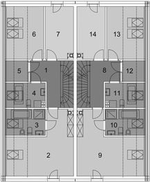 Poddasze projektu - Eco 29 dwulokalowy