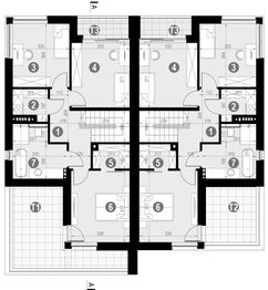 Piętro 1 projektu - HomeKoncept 75 B