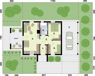 Parter projektu - Awinion C dom mieszkalny, całoroczny