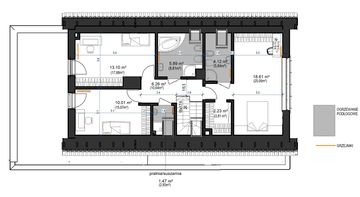 Poddasze projektu - Domidea 64 2G w2