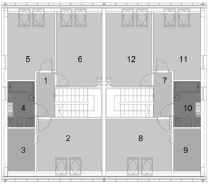 Poddasze projektu - Eco 17 dwulokalowy
