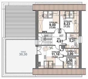 Poddasze projektu - Gusto II 2G