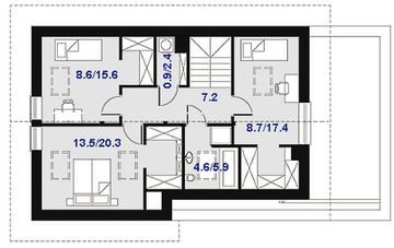 Poddasze projektu - DomPasja 56