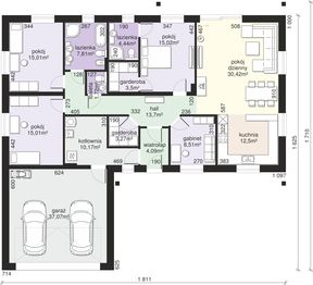 Parter projektu - Dom przy Bukowej 32