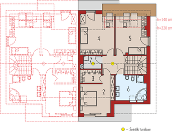 Poddasze projektu - Wiktor G1 (bliźniak) energo