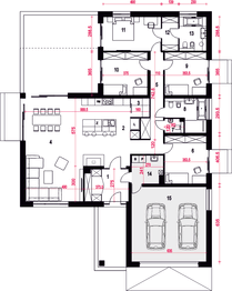 Parter projektu - Magnetyt II z garażem 2-st. [A]