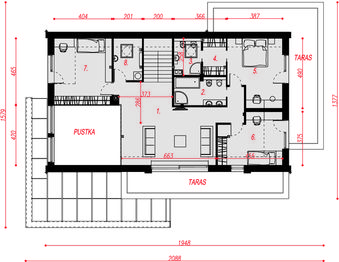 Poddasze projektu - Senimona 1