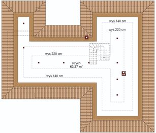 Poddasze projektu - Domena 109 B1
