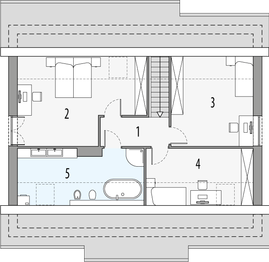 Poddasze projektu - Karmel B