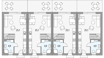 Parter projektu - Morski 2 - szereg l+sl+s+ll