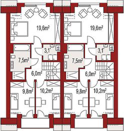 Poddasze projektu - Diana 2 bliźniak