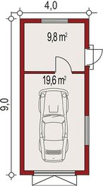 Parter projektu - APG 3B garaż