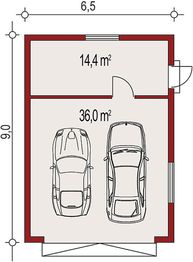Parter projektu - APG 2C garaż