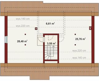 Poddasze projektu - Domena 118 C
