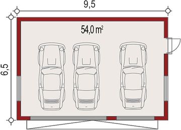 Parter projektu - APG 7B garaż