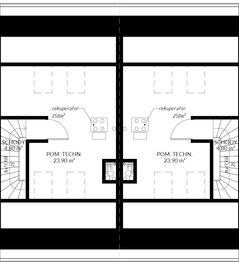 Poddasze projektu - JB53 dwurodzinny
