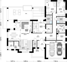 Parter projektu - Willa Parterowa wariant C