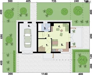 Parter projektu - Orlean 7A C dom mieszkalny, całoroczny