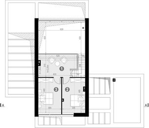 Poddasze projektu - HomeKoncept 66 A G1