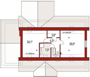 Poddasze projektu - Anita Nova A Plus