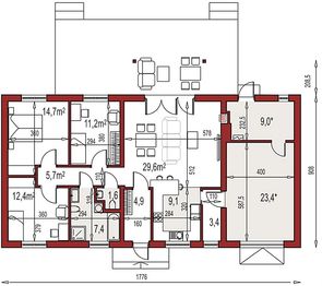 Parter projektu - Nina 2 Nova D 37 PLUS strop monolityczny