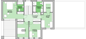 Piętro 1 projektu - MJS-101