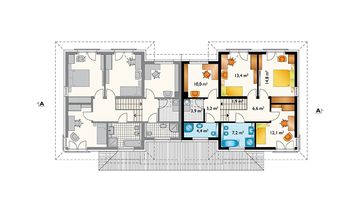 Piętro 1 projektu - Igor Duo (1683)