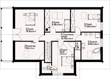 Poddasze projektu - Chmielów dws 17