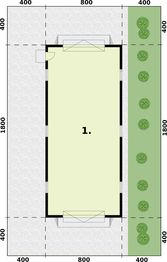 Parter projektu - G227B budynek gospodarczy