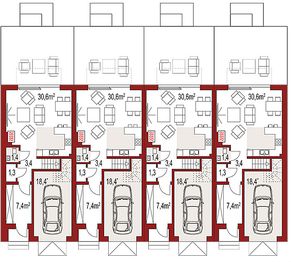 Parter projektu - Diana 2 zestaw 4 segmenty
