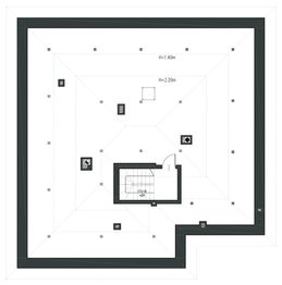 Poddasze projektu - Dostępny D45 wariant IV