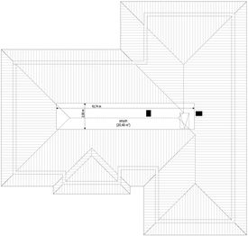 Poddasze projektu - Willa Parterowa 2 wariant D