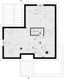 Poddasze projektu - HomeKoncept 26 wariant 12