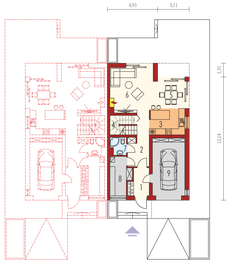 Parter projektu - Lukas II G1 wersja A (bliźniak) energo
