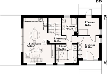 Parter projektu - Oleśnica 55m