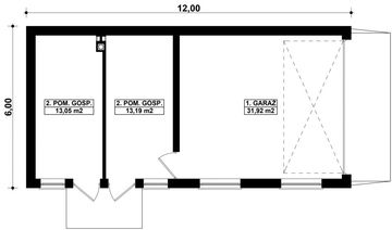 Parter projektu - G378 - Budynek garażowo - gospodarczy