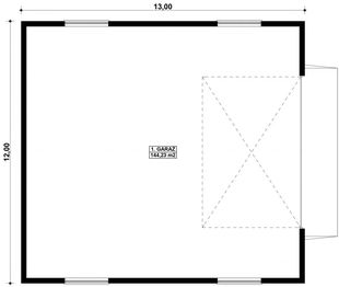 Parter projektu - G380 - Budynek garażowy