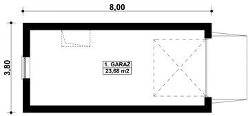 Parter projektu - G385 - Budynek garażowy