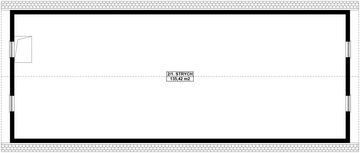 Piętro 1 projektu - G394 - Budynek garażowy