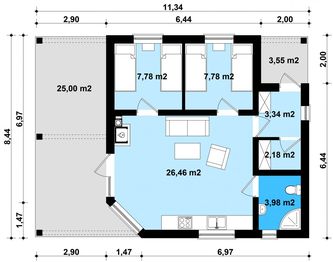 Parter projektu - G395 - Budynek rekreacji indywidualnej