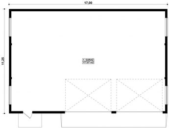 Parter projektu - G392 - Budynek garażowy