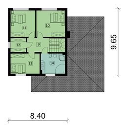 Piętro 1 projektu - KA35 SZ