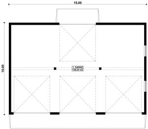 Parter projektu - G373 - Budynek garażowy