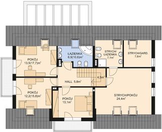 Poddasze projektu - APS 289 + 2G