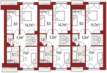 Poddasze projektu - Iskra zestaw 3 segmenty